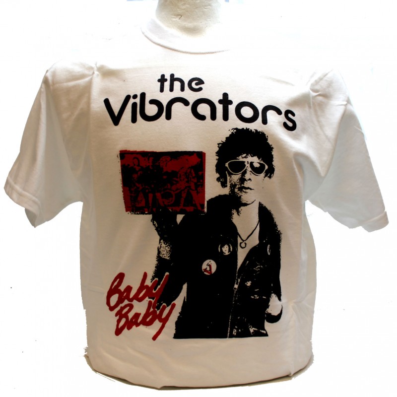 The Vibrators Square Punk Rock Goth Band T-shirt